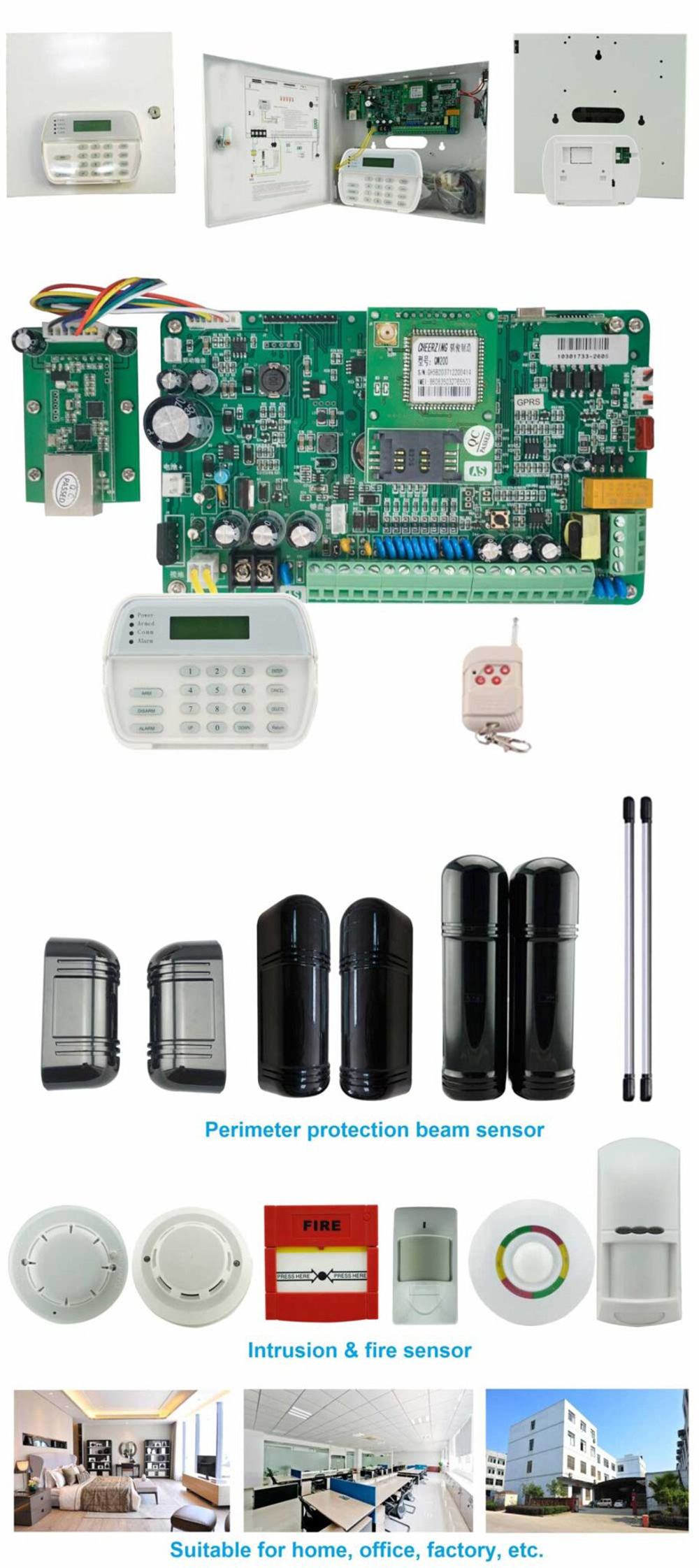 Athenalarm Intrusion Alarm Control Panel
