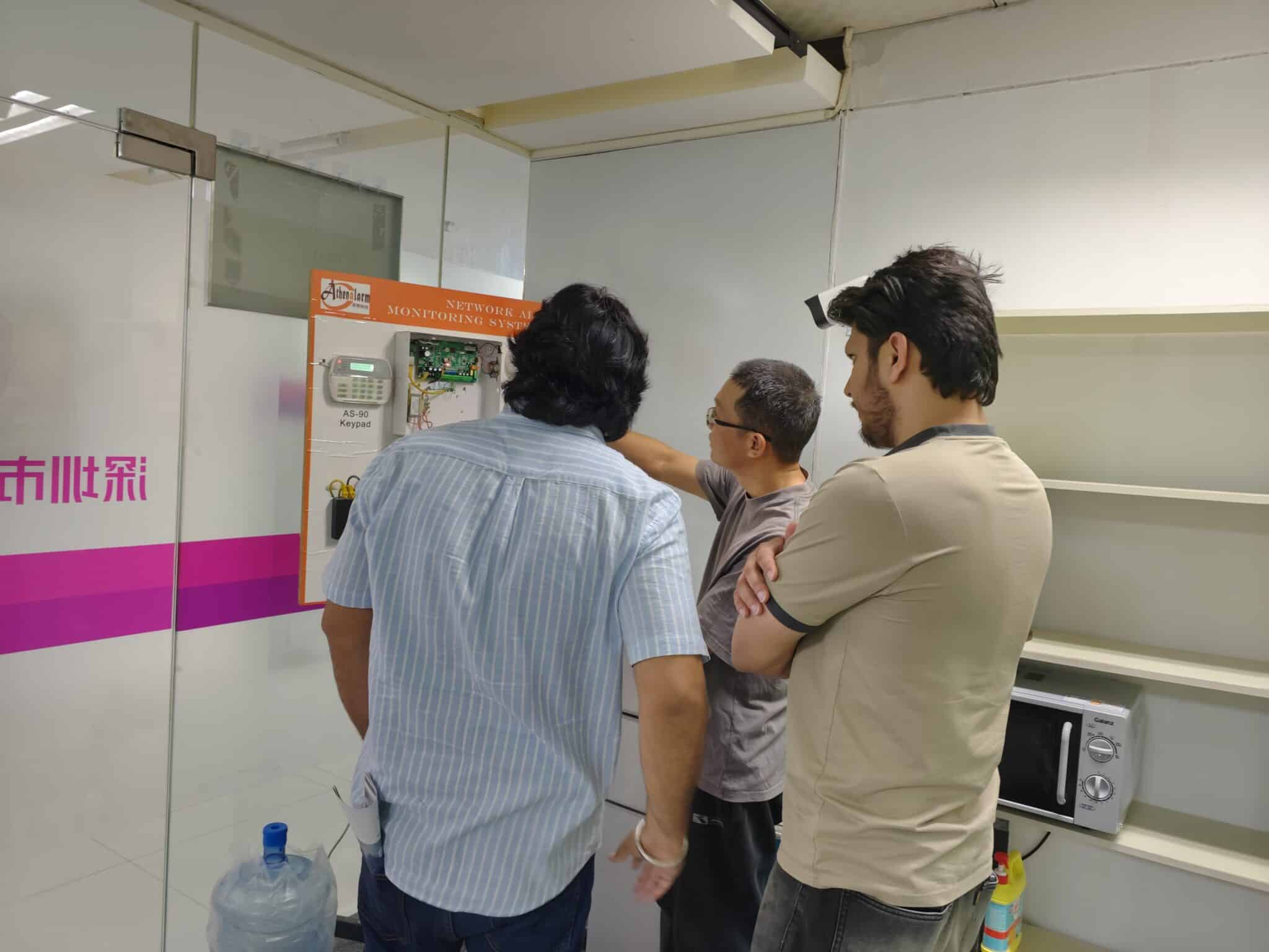 أخبار 3 Indian Clients Visit Athenalarm 1