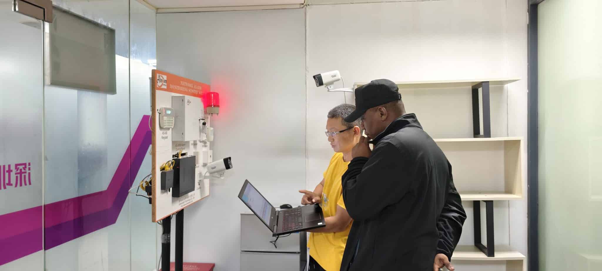 أخبار 1 Nigerian Customer Visits Athenalarm Network Alarm Monitoring Solutions 2