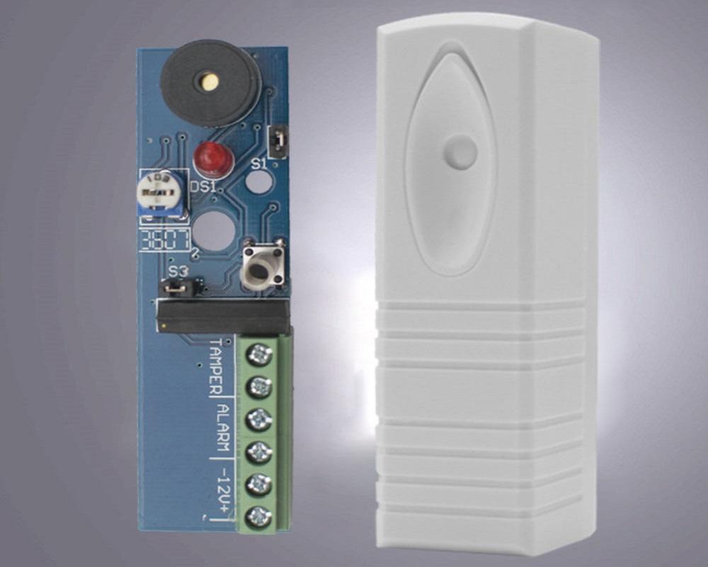 Athenalarm AS-971 vibration sensor housing with internal microprocessor PCB board.